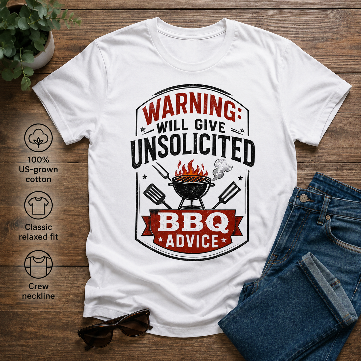 Unsolicited BBQ Advice Tee