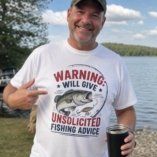 Unsolicited Fishing Advice Tee