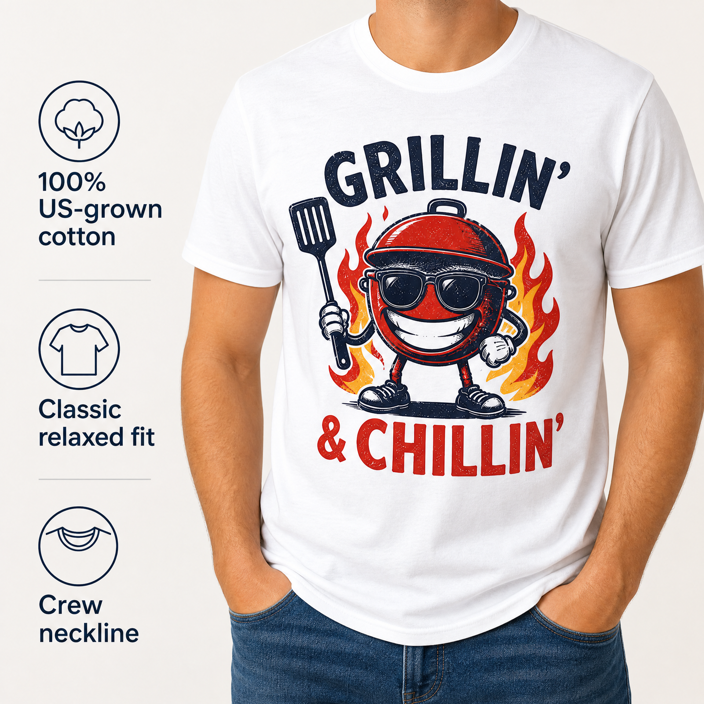 Grillin' & Chillin' Tee