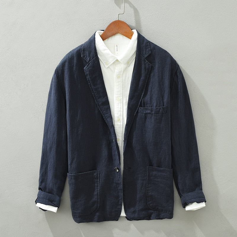 Dîot-Milan Breathable Linen Blazer