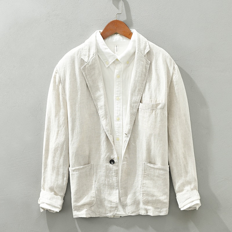 Dîot-Milan Breathable Linen Blazer