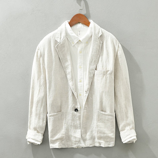 Dîot-Milan Breathable Linen Blazer